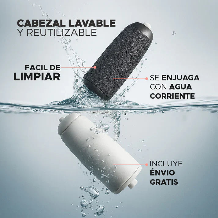 Removedor de callos y grietas + ¡Oferta especial: 2 rodillos gratis incluidos!